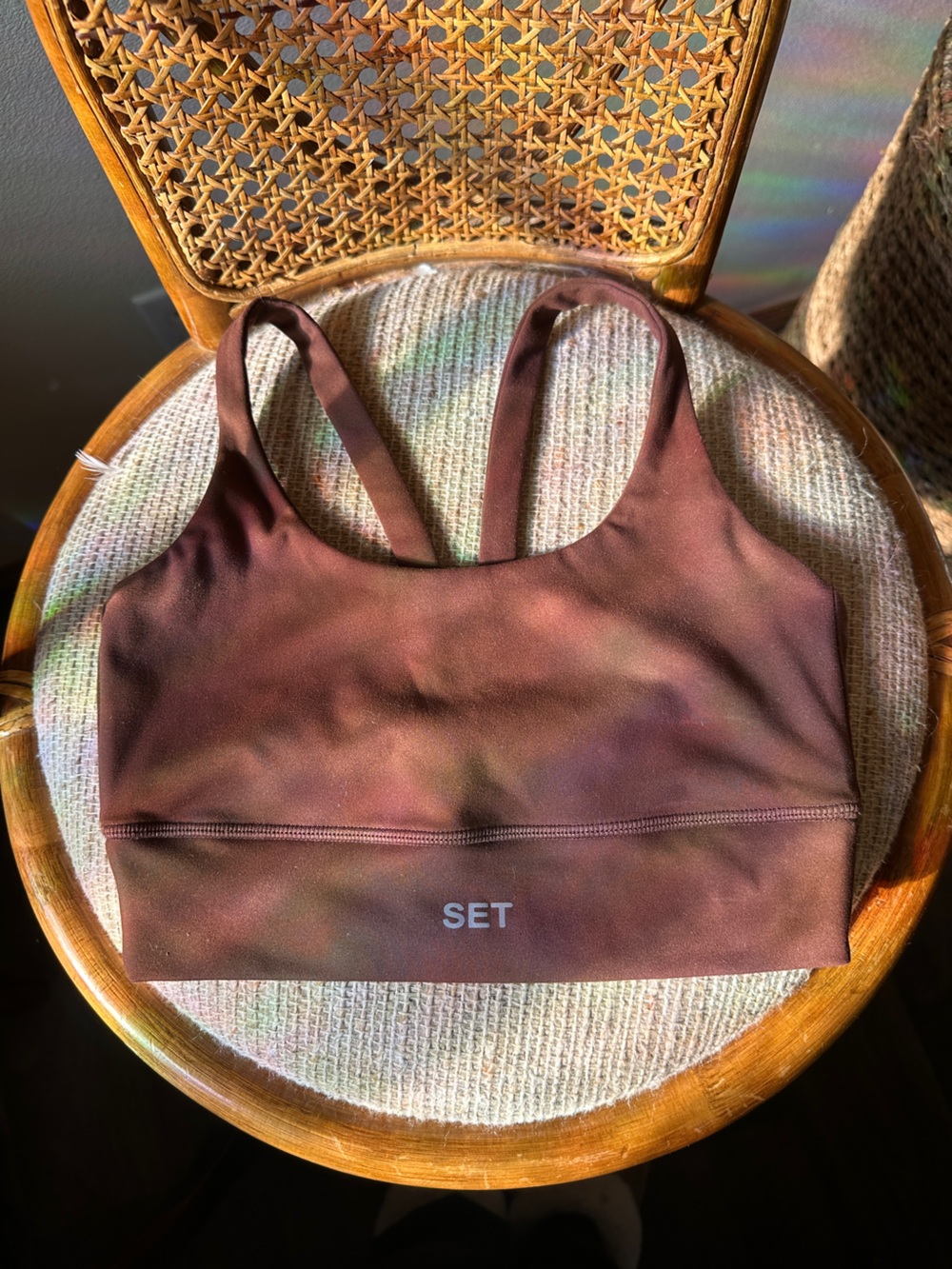 SET Active Brown Sports Bra - Supportive Everyday Activewear